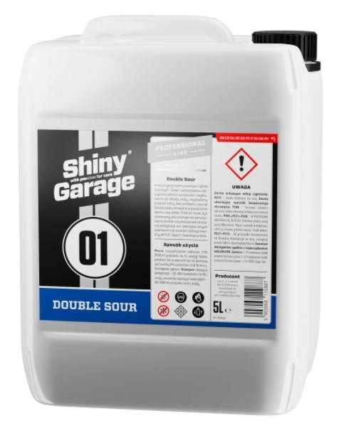 Bilschampo Förtvättsmedel Shiny Garage Double Sour Foam  5l Shiny Shiny Garage