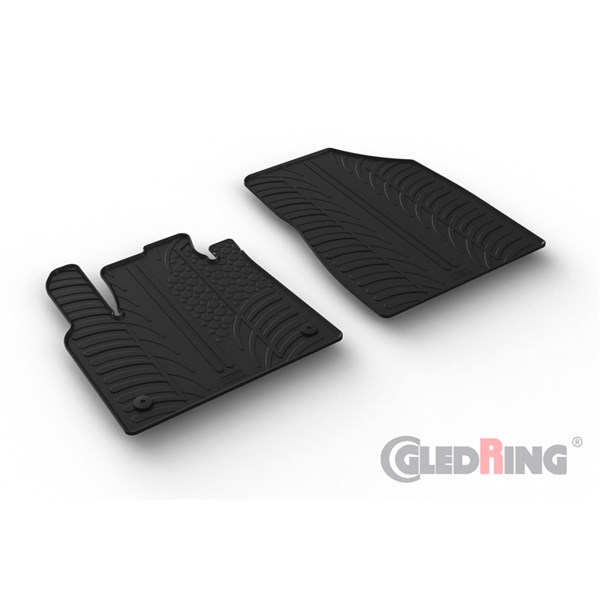 Gummimattor Renault Kangoo Cargo 2021- (T profile 2-pieces), Fram GledRing