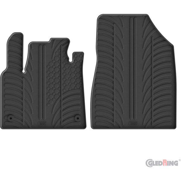 Gummimattor Renault Kangoo Cargo 2021- (T profile 2-pieces), Fram GledRing