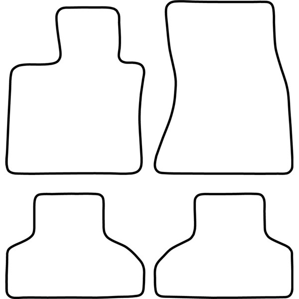 Textilmatta, kupé, Fram eller bak Autostyle TM BM566V AutoStyle