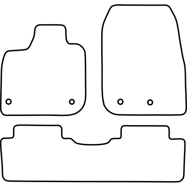 Textilmatta, kupé, Fram eller bak Autostyle TM NI548V AutoStyle Textilmatta, kupé, Fram eller bak Autostyle TM NI548V AutoStyle