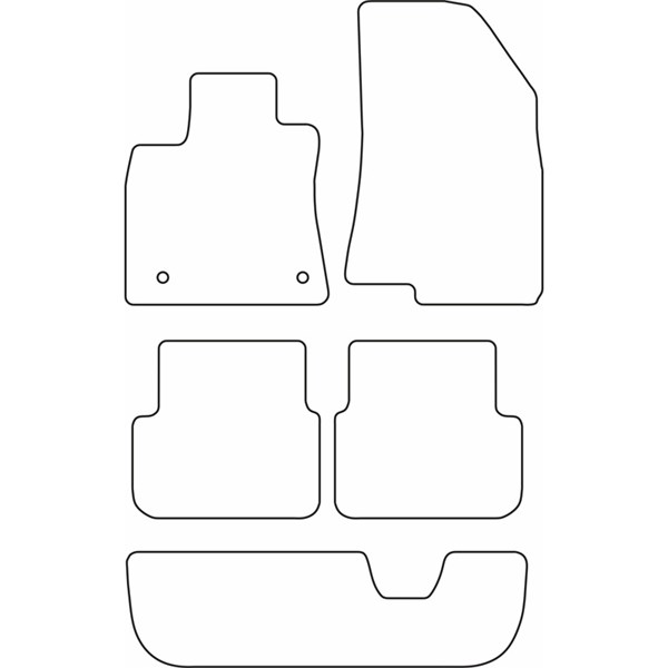 Textilmatta, kupé, Fram eller bak Autostyle TM RE586V AutoStyle