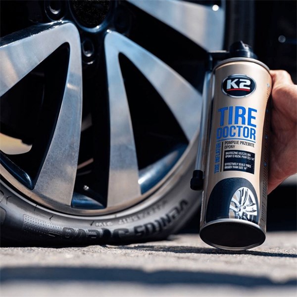 Punkteringsspray K2 Tire Doctor 535ml, Universal K2