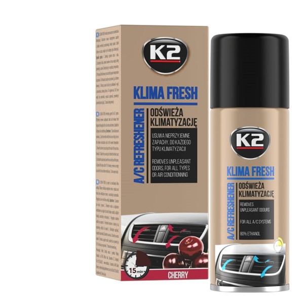 Luftfräschare K2 Klima Fresh Cherry A/c refreshener 150ml K2