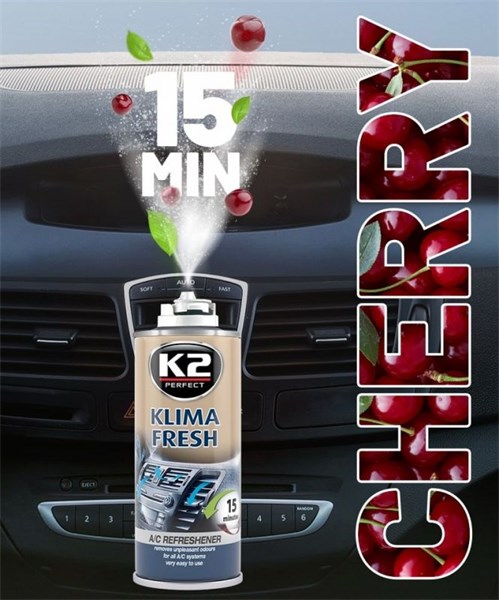 Luftfräschare K2 Klima Fresh Cherry A/c refreshener 150ml K2