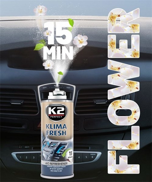 Luftfräschare K2 Klima Fresh Flower A/c refreshener 150ml K2 Luftfräschare K2 Klima Fresh Flower A/c refreshener 150ml K2