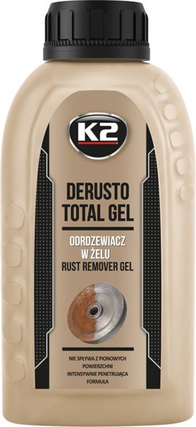 Rostborttagare gel K2 Derusto Total 250ml, Universal K2