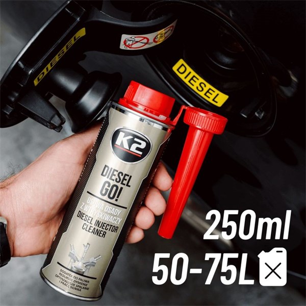 Dieseltillsats K2 Diesel go 250ml, Universal K2