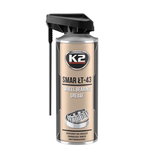 Hjullagerfett K2 Lt-43 Litium spray 400ml, Universal K2 Hjullagerfett K2 Lt-43 Litium spray 400ml, Universal K2