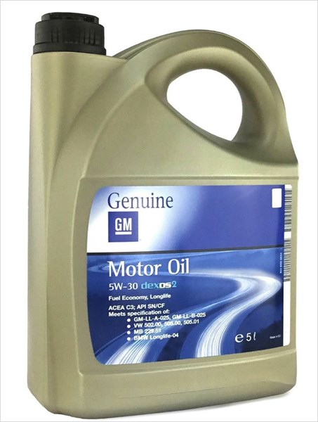 Motorolja Opel-gm Dexos2 5w-30, 5l Original