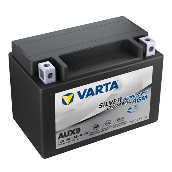 STARTBATTERI VARTA 12V 9AH 130A, Bagageutrymme VARTA