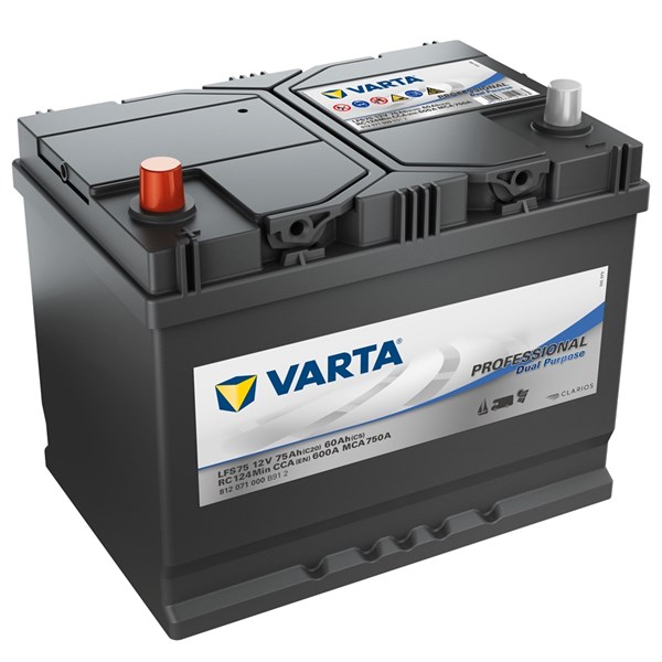 Startbatteri Varta Professional 12v 75ah 600a, Universal VARTA Startbatteri Varta Professional 12v 75ah 600a, Universal VARTA