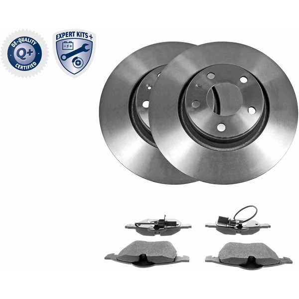 Bromssats, Skivbroms Ventilerad, Framaxel VAICO Expert kits + VAICO
