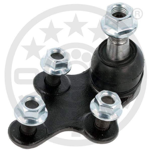Kulled / Spindelled, framaxel höger, framaxel vänster, Nedre