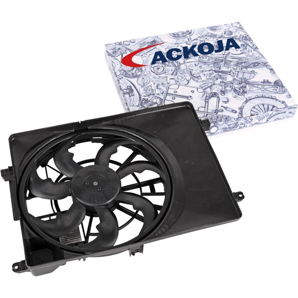 Fläkt, kylare, Bakom kylaren Ackoja A52-01-0018 ACKOJA