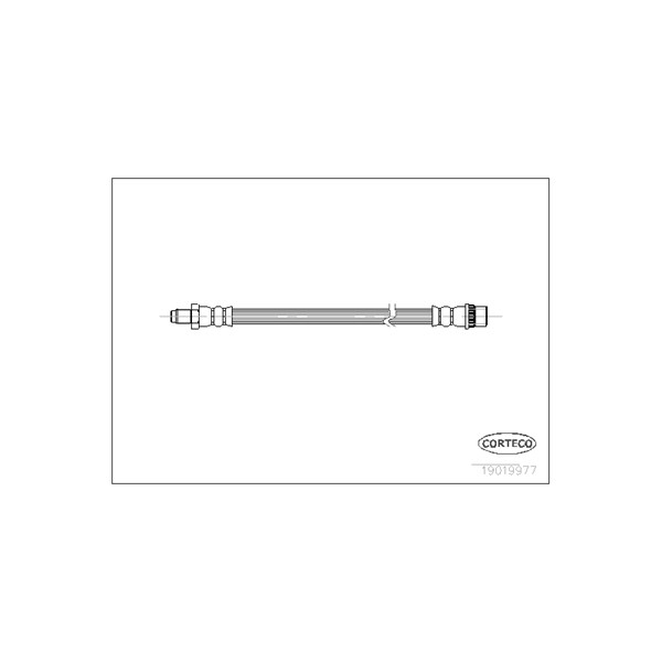 Bromsslang, Framaxel Corteco 19019977 CORTECO Bromsslang, Framaxel Corteco 19019977 CORTECO