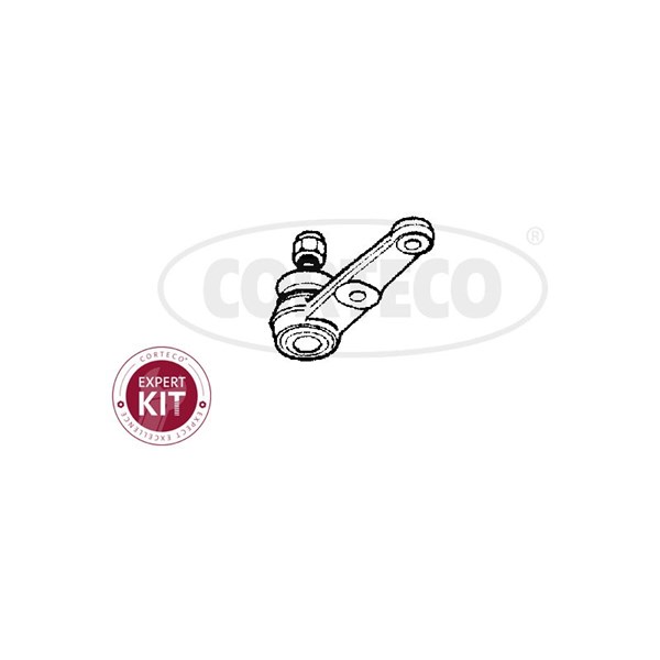 Kulled / Spindelled, Nedre framaxel, framaxel höger, framaxel vän CORTECO