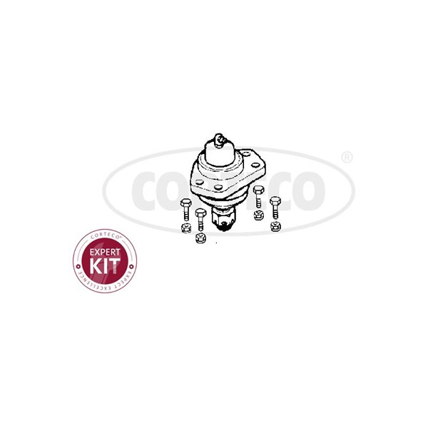 Kulled / Spindelled, Övre framaxel, framaxel höger, framaxel väns CORTECO