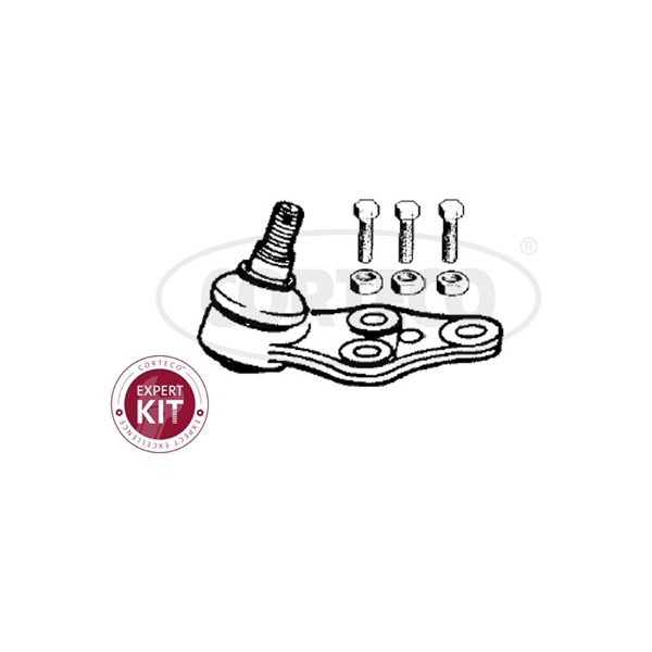 Kulled / Spindelled, framaxel höger, framaxel vänster Corteco 493 CORTECO Kulled / Spindelled, framaxel höger, framaxel vänster Corteco 493 CORTECO