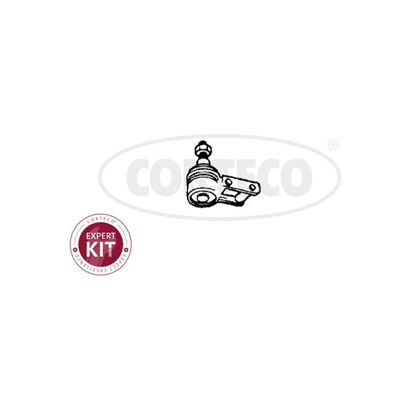 Kulled / Spindelled, framaxel höger, framaxel vänster, Upptill Co CORTECO