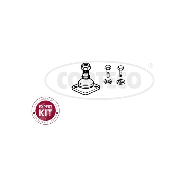 Kulled / Spindelled, framaxel höger, framaxel vänster, Upptill Co CORTECO Kulled / Spindelled, framaxel höger, framaxel vänster, Upptill Co CORTECO