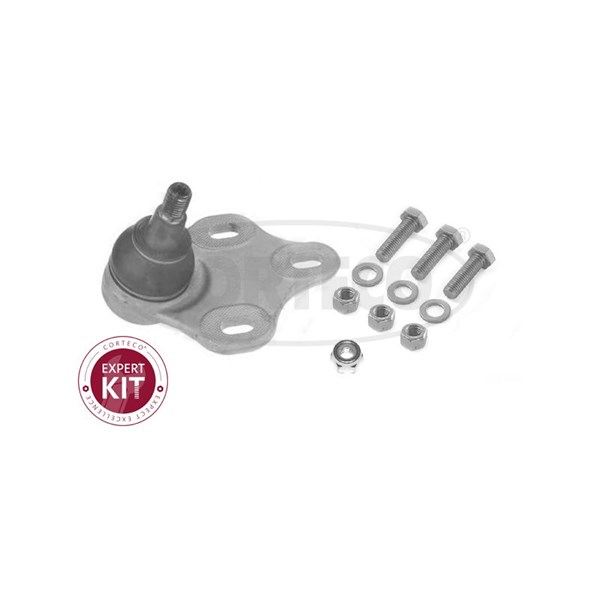 Kulled / Spindelled, framaxel vänster, Nedre Corteco 49396001 CORTECO