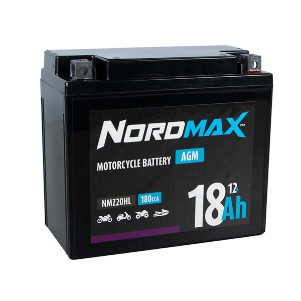 MC Batteri AGM NordMax 12V 18Ah 180A Nordmax