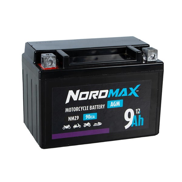 MC Batteri AGM NordMax12V 9Ah 90 A Nordmax