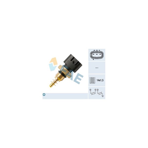 Sensor, kylvätsketemperatur Fae 33476 FAE