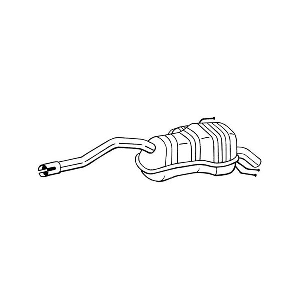 Bakre ljuddämpare Bosal 148-213 BOSAL