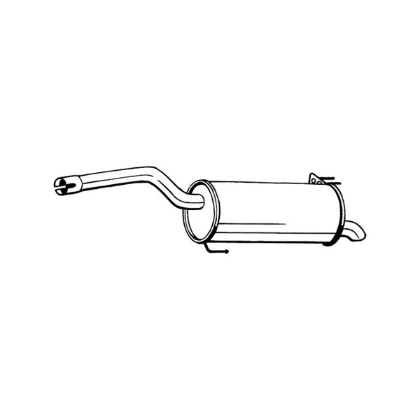 Bakre ljuddämpare Bosal 165-075 BOSAL