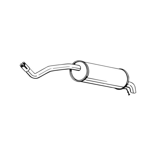 Bakre ljuddämpare Bosal 220-043 BOSAL
