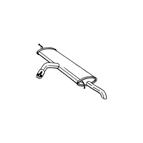 Bakre ljuddämpare Bosal 220-045 BOSAL