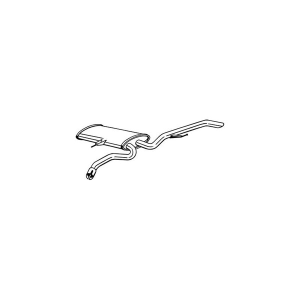 Bakre ljuddämpare Bosal 279-869 BOSAL