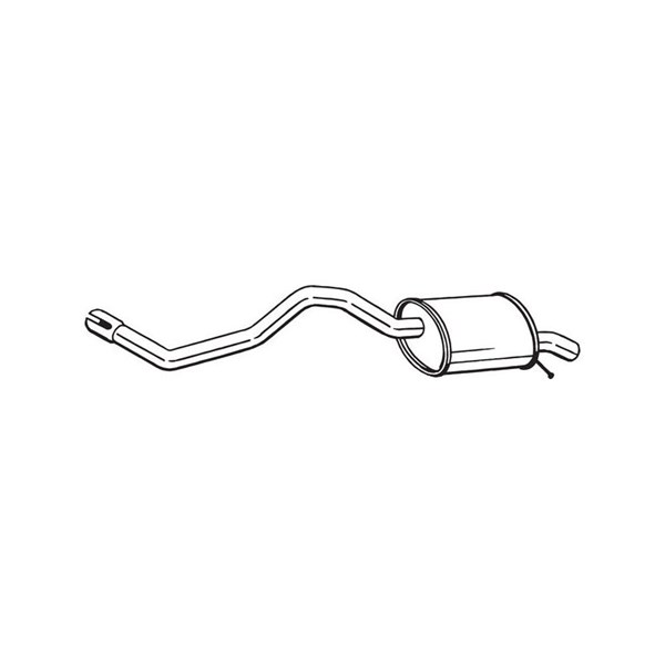 Bakre ljuddämpare Bosal 279-891 BOSAL