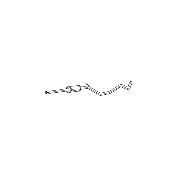 Mittenljuddämpare Bosal 284-971 BOSAL