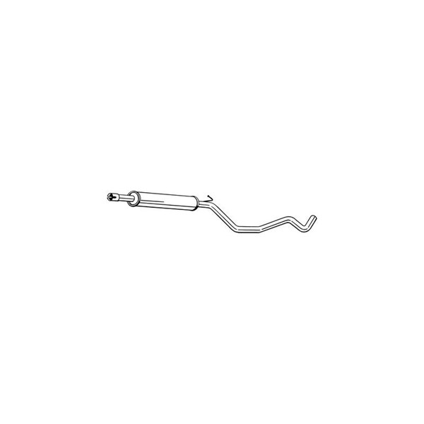 Mittenljuddämpare Bosal 284-997 BOSAL