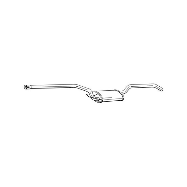 Bakre ljuddämpare Bosal 286-545 BOSAL