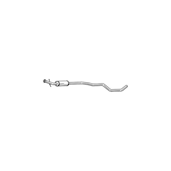 Mittenljuddämpare Bosal 288-255 BOSAL