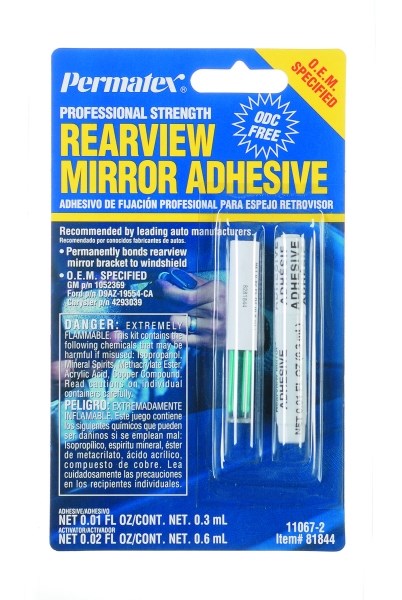 Limsats, backspegel, Universal Permatex