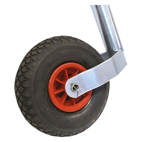 Stödhjul, 150kg, 48 mm, 260x80mm med trye, Universal Stödhjul, 150kg, 48 mm, 260x80mm med trye, Universal