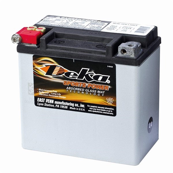 MC Startbatteri AGM DEKA ETX14 12V 12AH 12V Deka  ETX14 Deka 