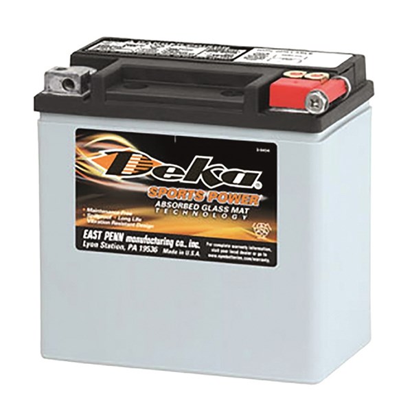 MC Startbatteri AGM DEKA ETX14L 12V 12AH 12V Deka  ETX14L Deka 