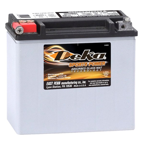 MC Startbatteri AGM DEKA ETX16 12V 19AH 12V Deka  ETX16 Deka 