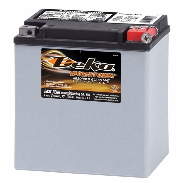MC Startbatteri AGM DEKA ETX30LA 12V 27.5AH 12V Deka  ETX30LA Deka 