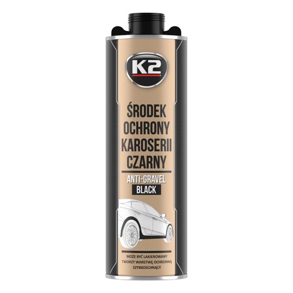 Stenskottsskydd svart K2 Anti-gravel black 1l, Universal K2