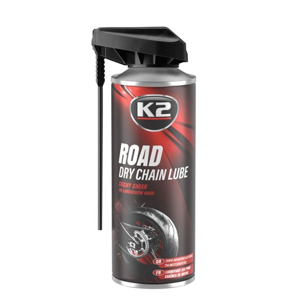 Kedjespray K2 Road Dry Chain Lube 400ml, Universal K2