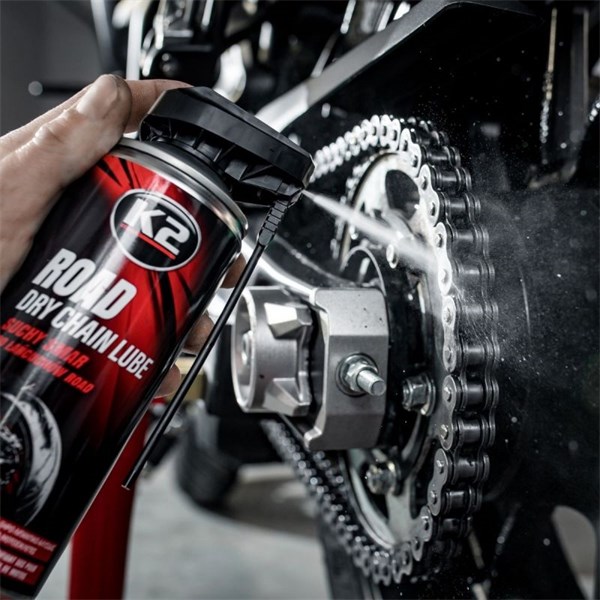 Kedjespray K2 Road Dry Chain Lube 400ml, Universal K2