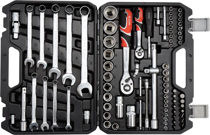 Hylsnyckelsats 82pcs 1/2", L, Universal Yato YT-12691 Yato