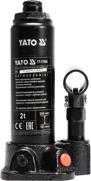 Hydraulisk domkraft, 2 Ton, Universal Yato